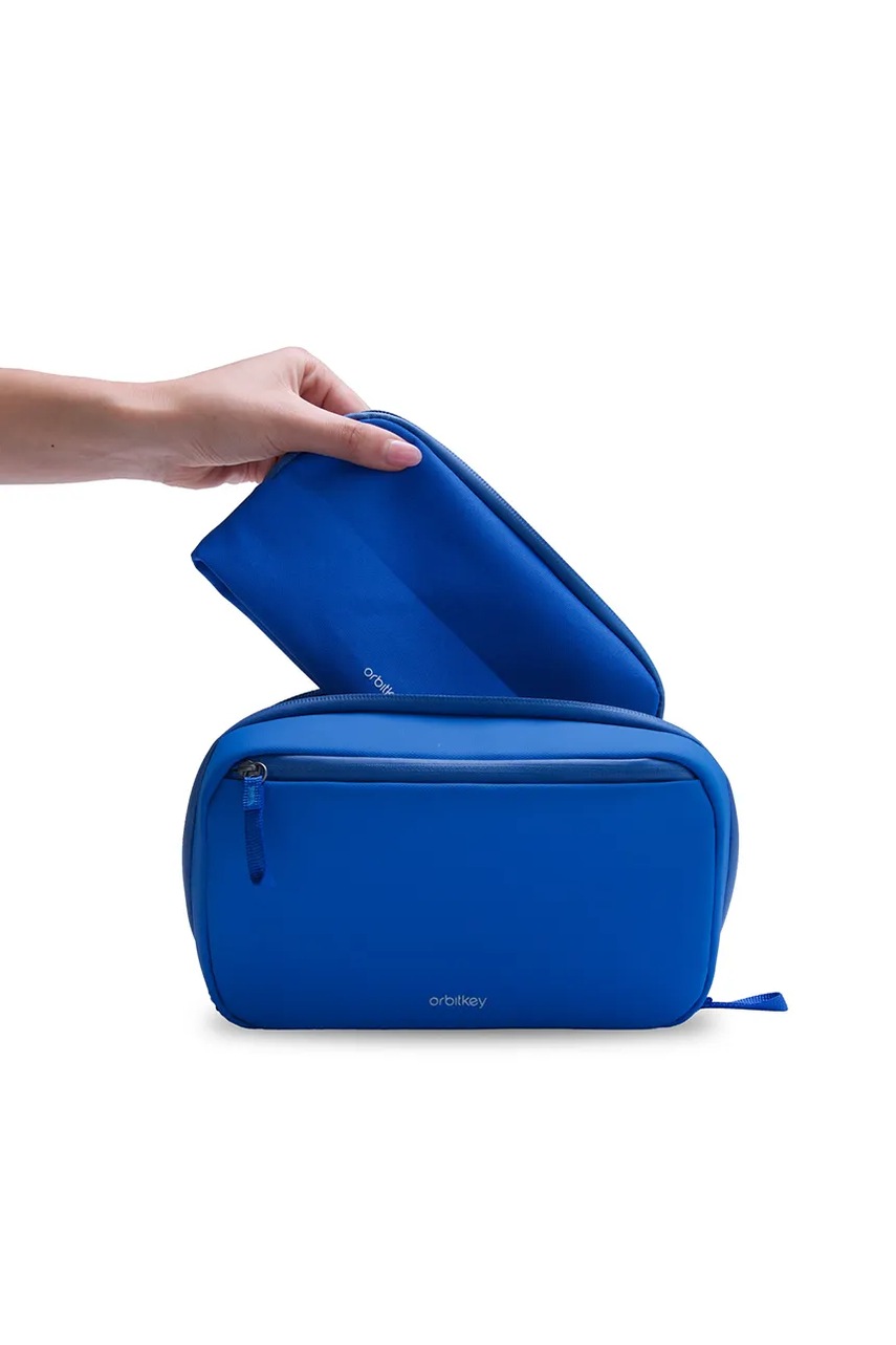 Οργανωτής ταξιδιού 2σε1 Orbitkey Tech Pouch x KonMari 23 x 14 x 8 cm χρώμα: μπλε φωτογραφία