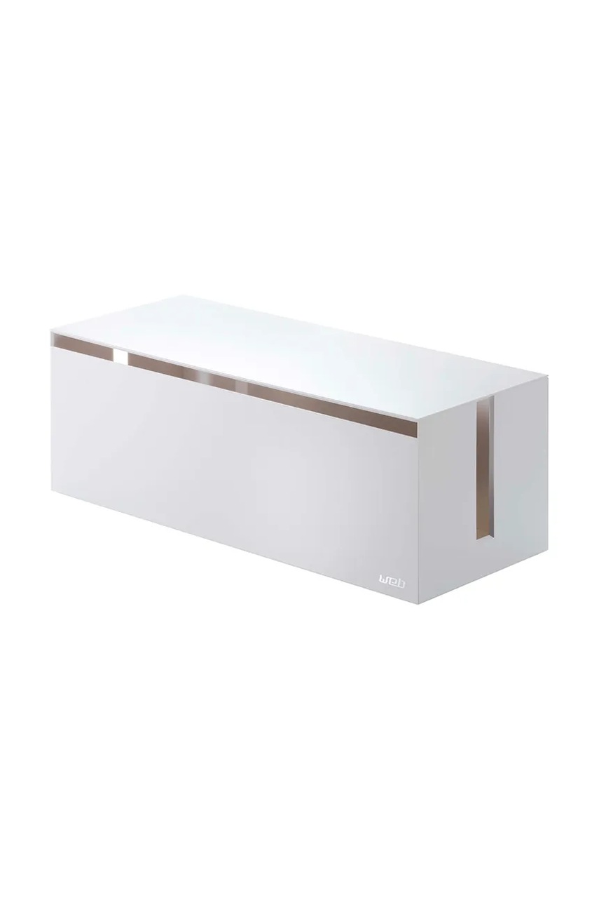 Yamazaki organizator de cabluri culoare albă