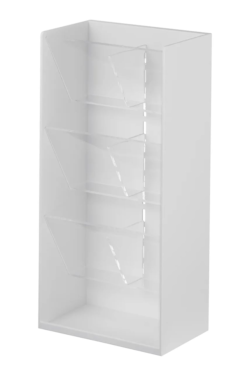 Yamazaki organizator pentru cosmetice culoarea alb Yamazaki organizator pentru cosmetice culoarea alb