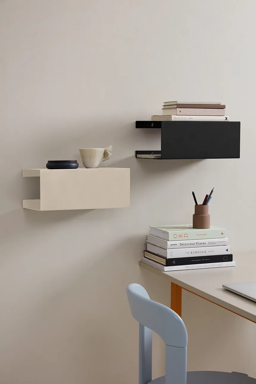 Ράφι τοίχου ReCollector BoxShelf 35 x 25 x 15 cm χρώμα: μαύρο φωτογραφία