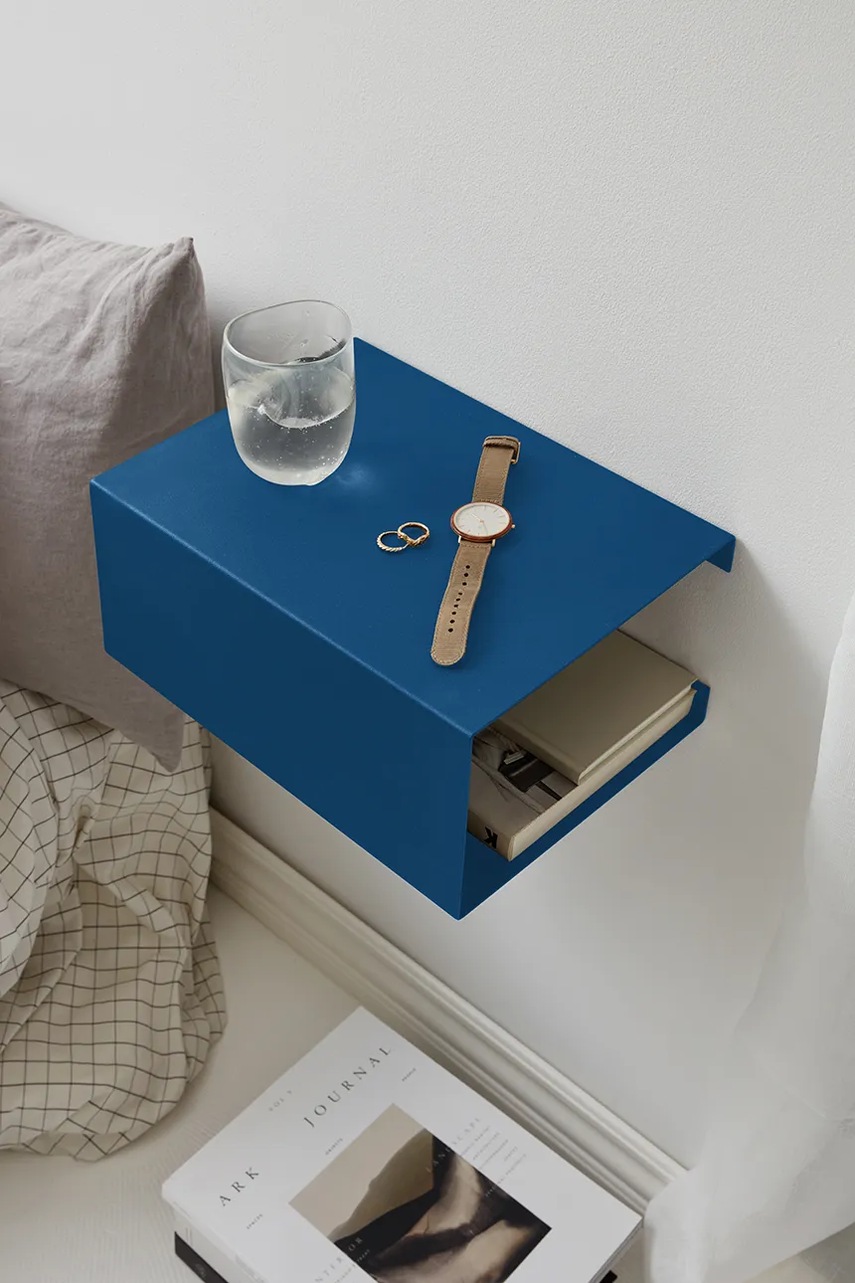 Ράφι τοίχου ReCollector BoxShelf 35 x 25 x 15 cm χρώμα: μπλε φωτογραφία