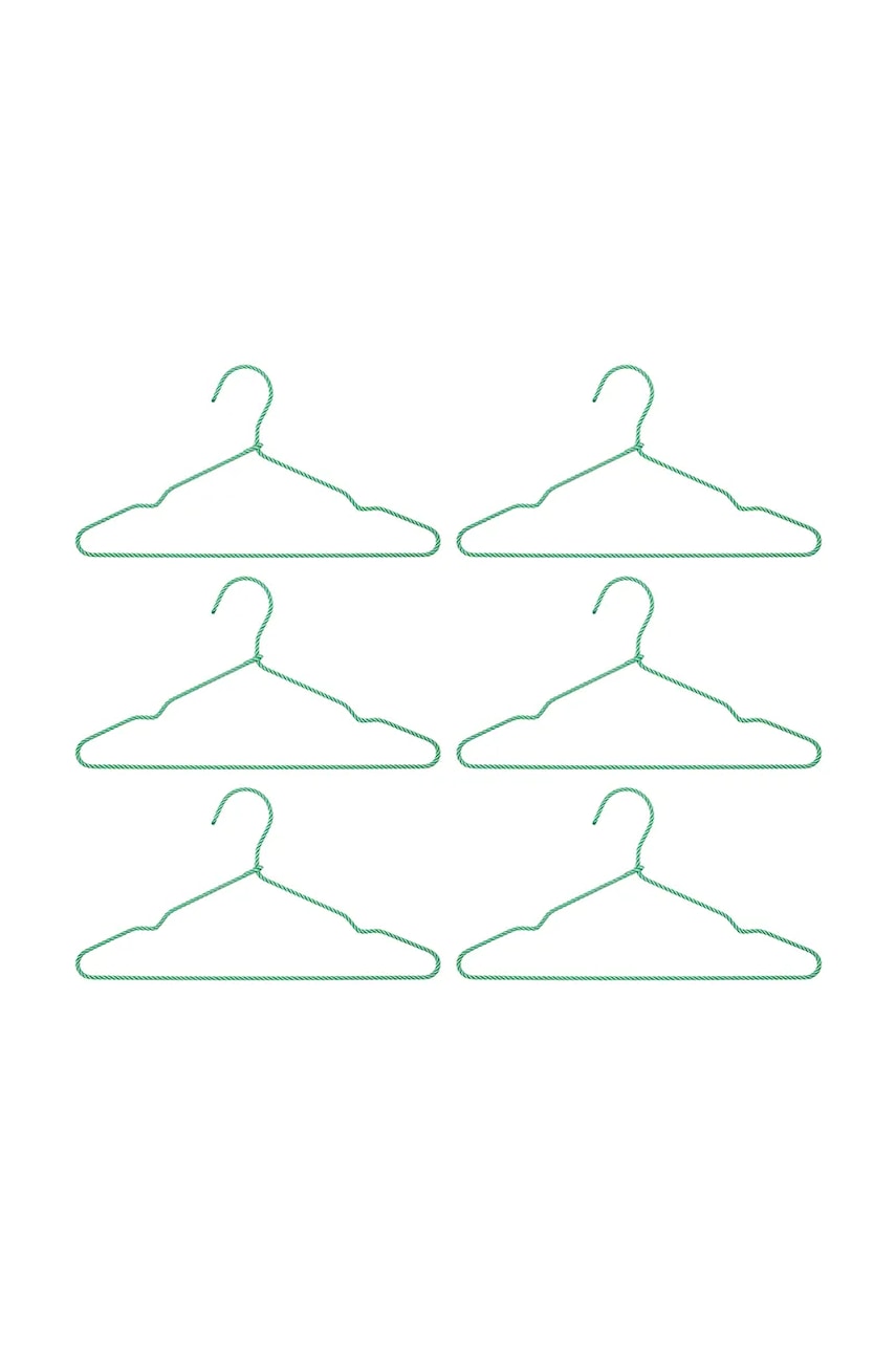 House Doctor set de umerașe HDWire 6-pack culoarea verde