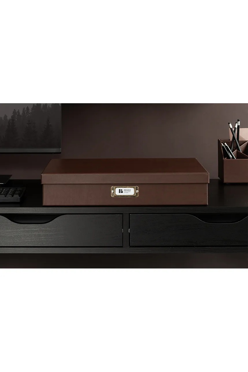 Κουτί αποθήκευσης Bigso Box of Sweden Sverker A3 43,5 x 31 x 8,5 cm φωτογραφία