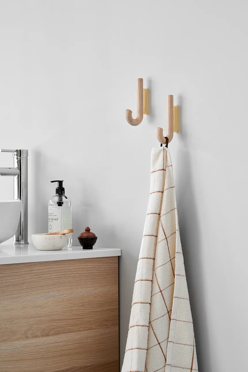 Gejst κρεμάστρα επιτοίχια από ξύλο βελανιδιάς 13,3 x 2 x 6,2 cm φωτογραφία