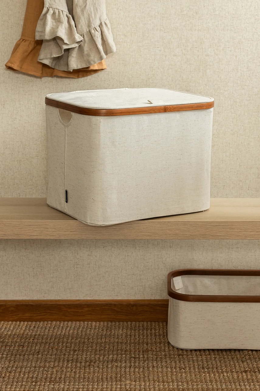 Bigso Box of Sweden κουτί για αποθήκευση από υφασμάτινο υλικό 40,5 x 33 x 30 cm φωτογραφία