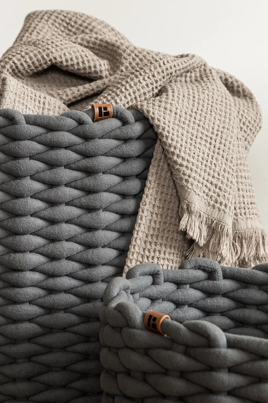 Bigso Box of Sweden καλάθι για αποθήκευση από υφασμάτινο υλικό 40 x 40 cm φωτογραφία