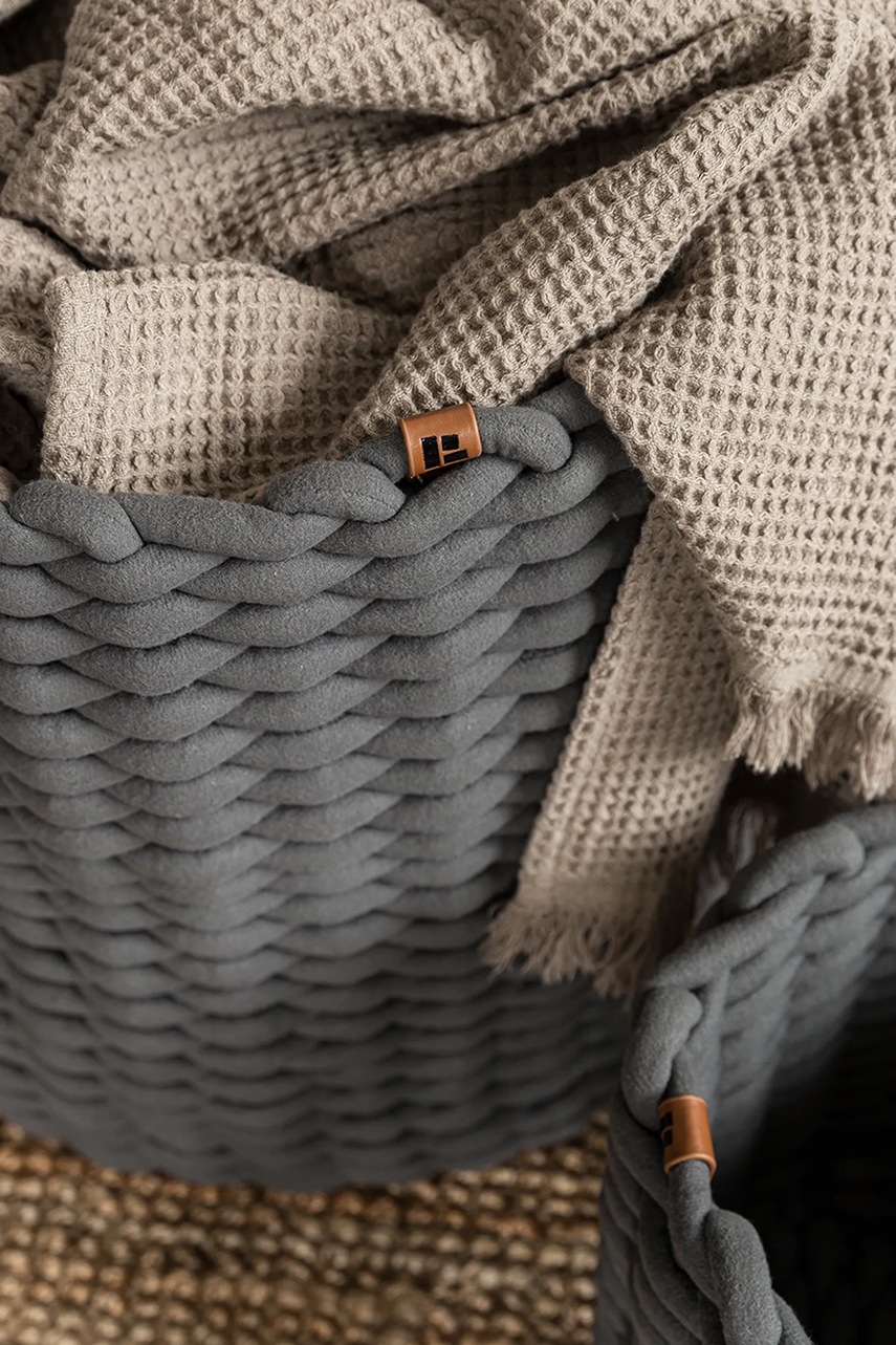 Bigso Box of Sweden καλάθι για αποθήκευση από υφασμάτινο υλικό 40 x 40 cm φωτογραφία