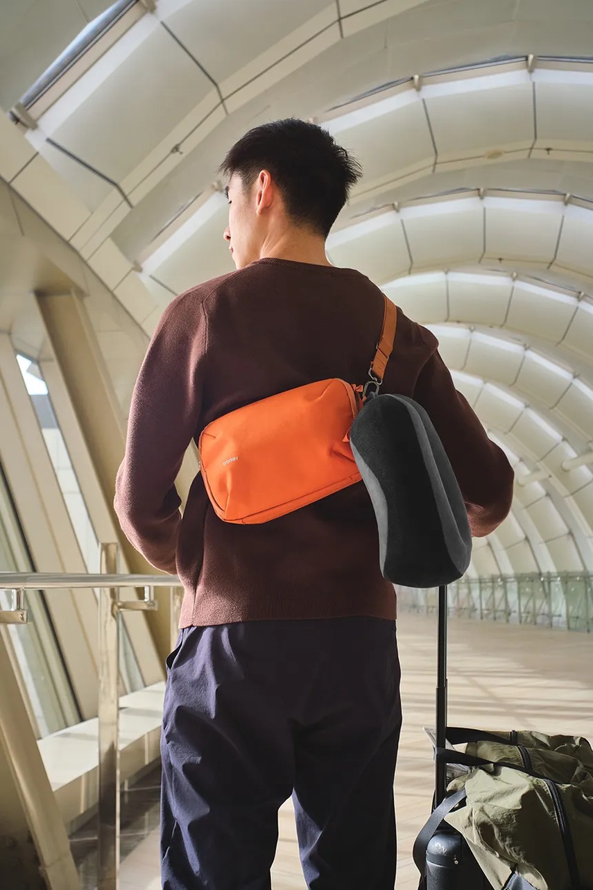 Orbitkey τσάντα ώμου από υφασμάτινο υλικό φωτογραφία