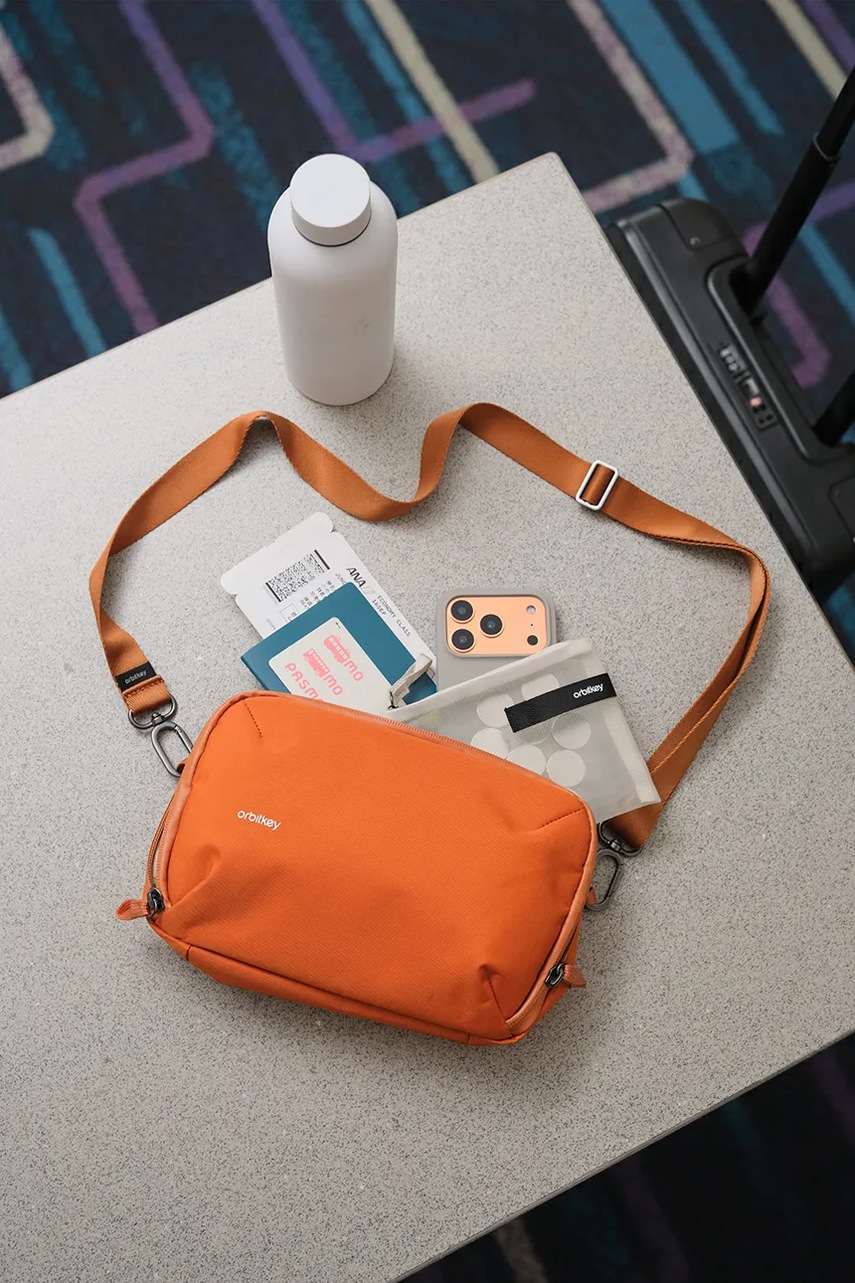 Orbitkey τσάντα ώμου από υφασμάτινο υλικό φωτογραφία