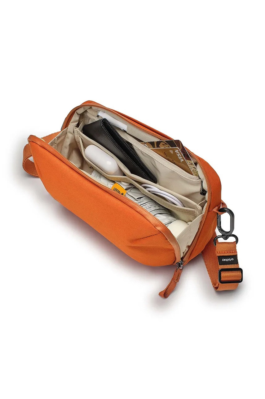 Orbitkey τσάντα ώμου από υφασμάτινο υλικό φωτογραφία