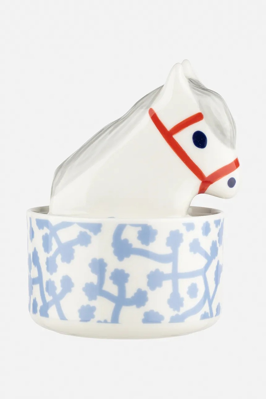 Marimekko δοχείο για αποθήκευση με κεραμικό 14 x 17,5 cm 075357.135 πολύχρωμο ONE SIZE