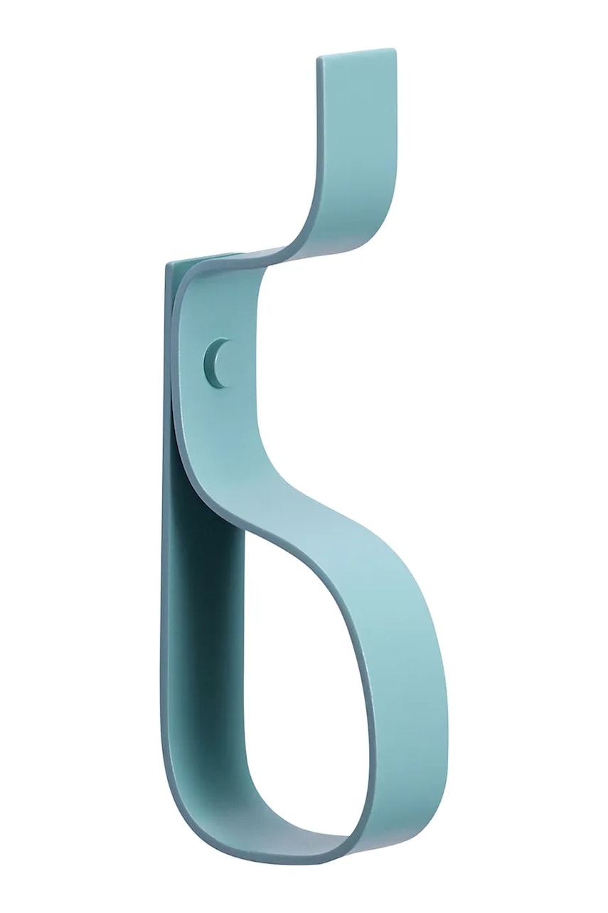 Hübsch γάντζος επιτοίχιος από σίδερο 7 x 7 x 20 cm 992113 μπλε ONE SIZE