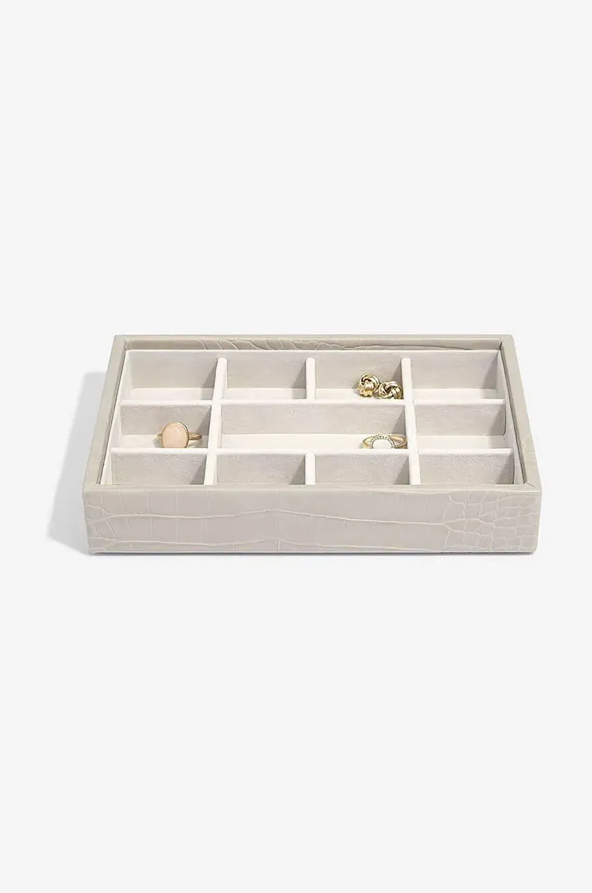 Stackers organizator de bijuterii culoarea bej, 0