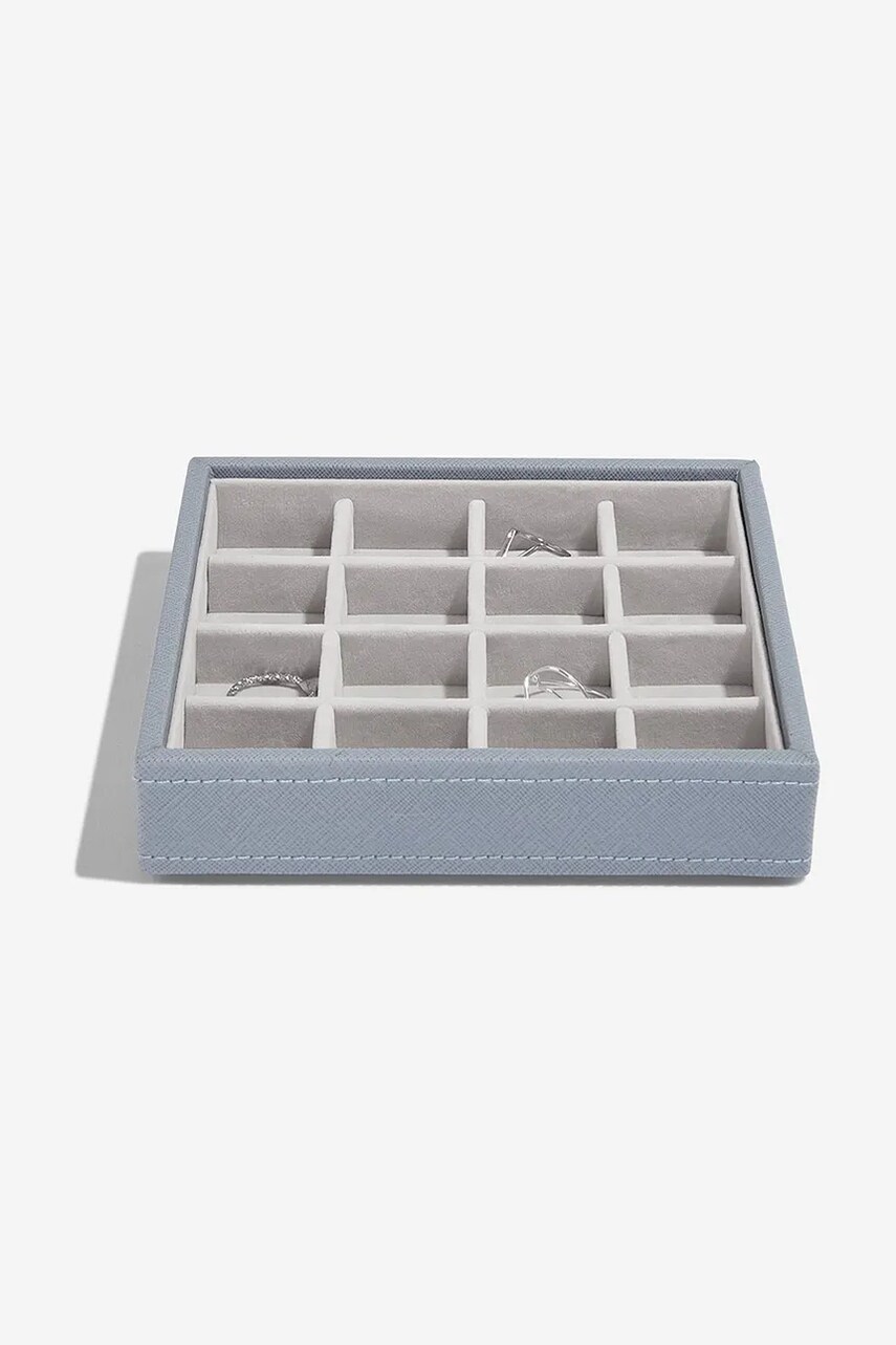 Levně Organizér na přívěsky Stackers modrá barva