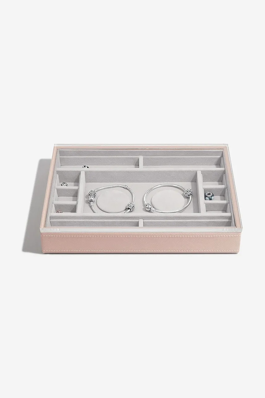Stackers cutie pentru bijuterii culoarea roz, 0 Stackers cutie pentru bijuterii culoarea roz, 0