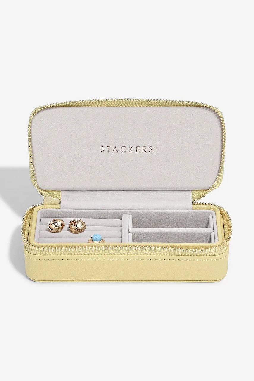 Stackers cutie de bijuterii culoarea negru, 0