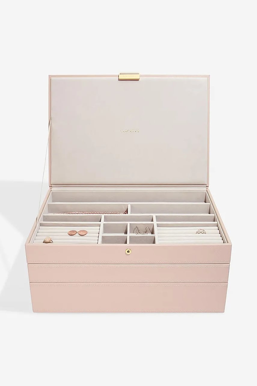 Stackers cutie de bijuterii culoarea roz, 0 - 0 | YEO