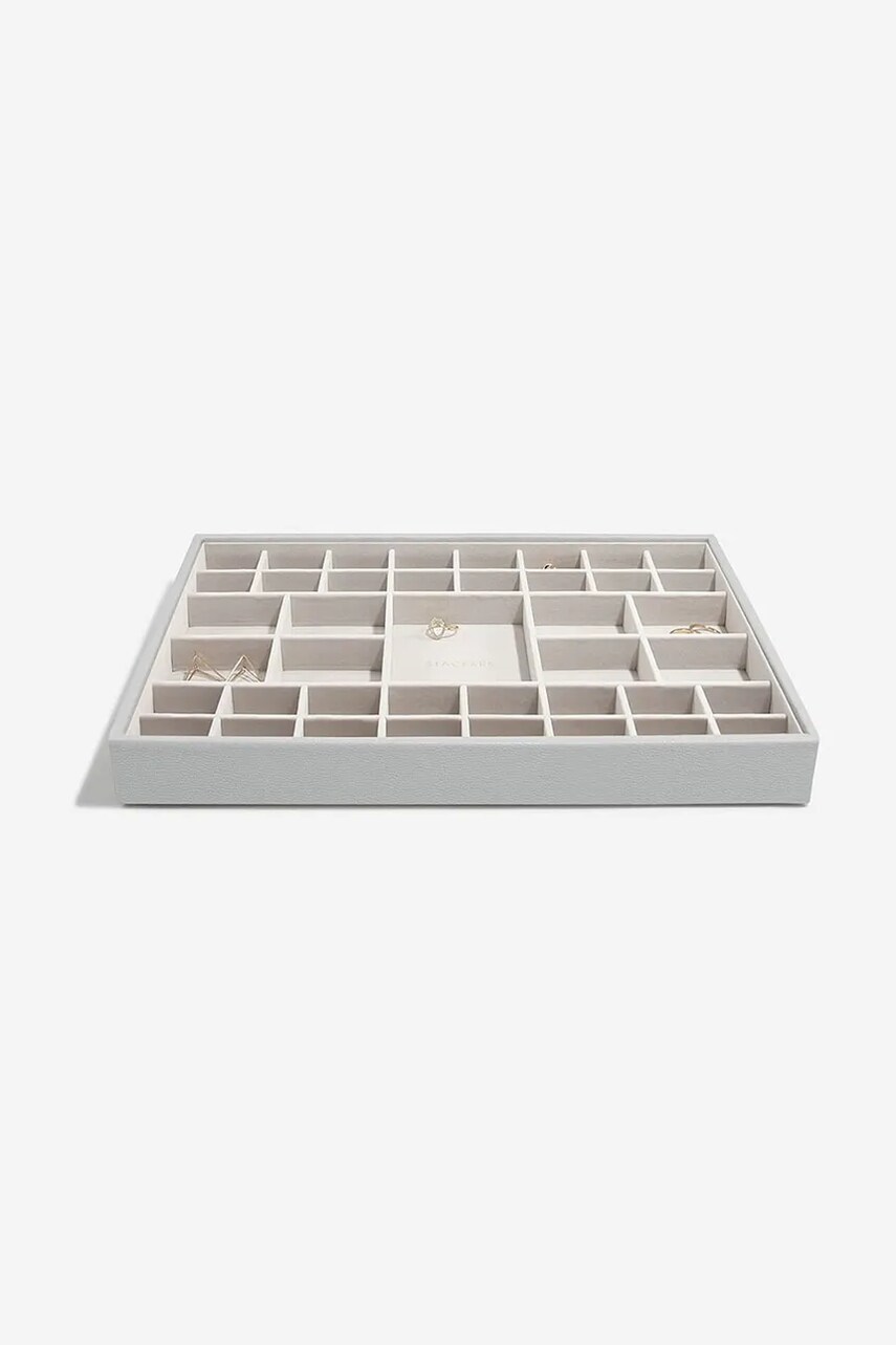 Stackers organizator de bijuterii culoarea gri, 0