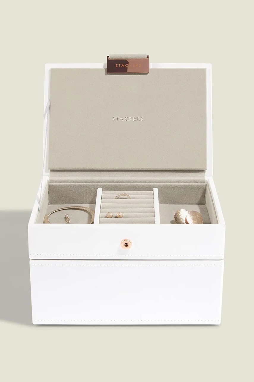Stackers cutie de bijuterii culoarea roz, 0 Stackers cutie de bijuterii culoarea roz, 0