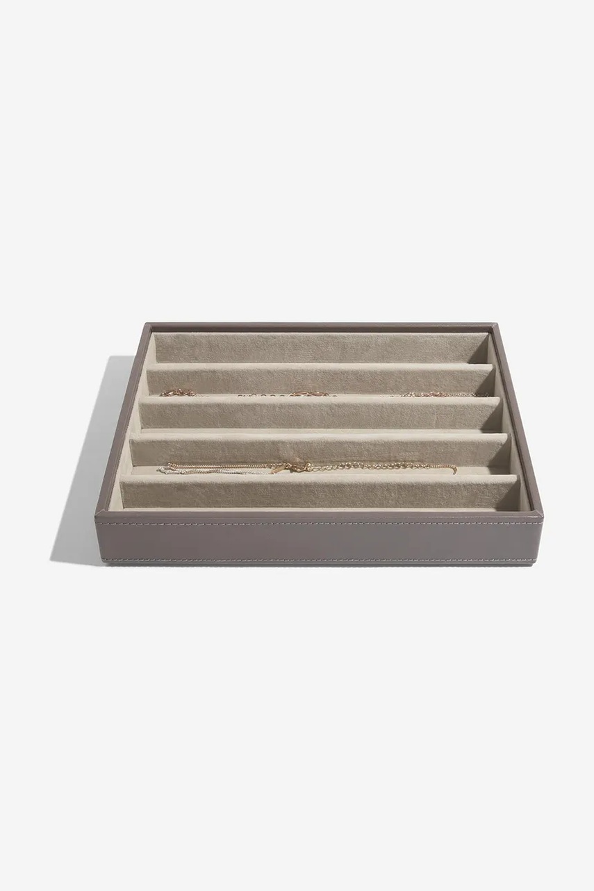 Levně Organizér na šperky Stackers 0 šedá barva