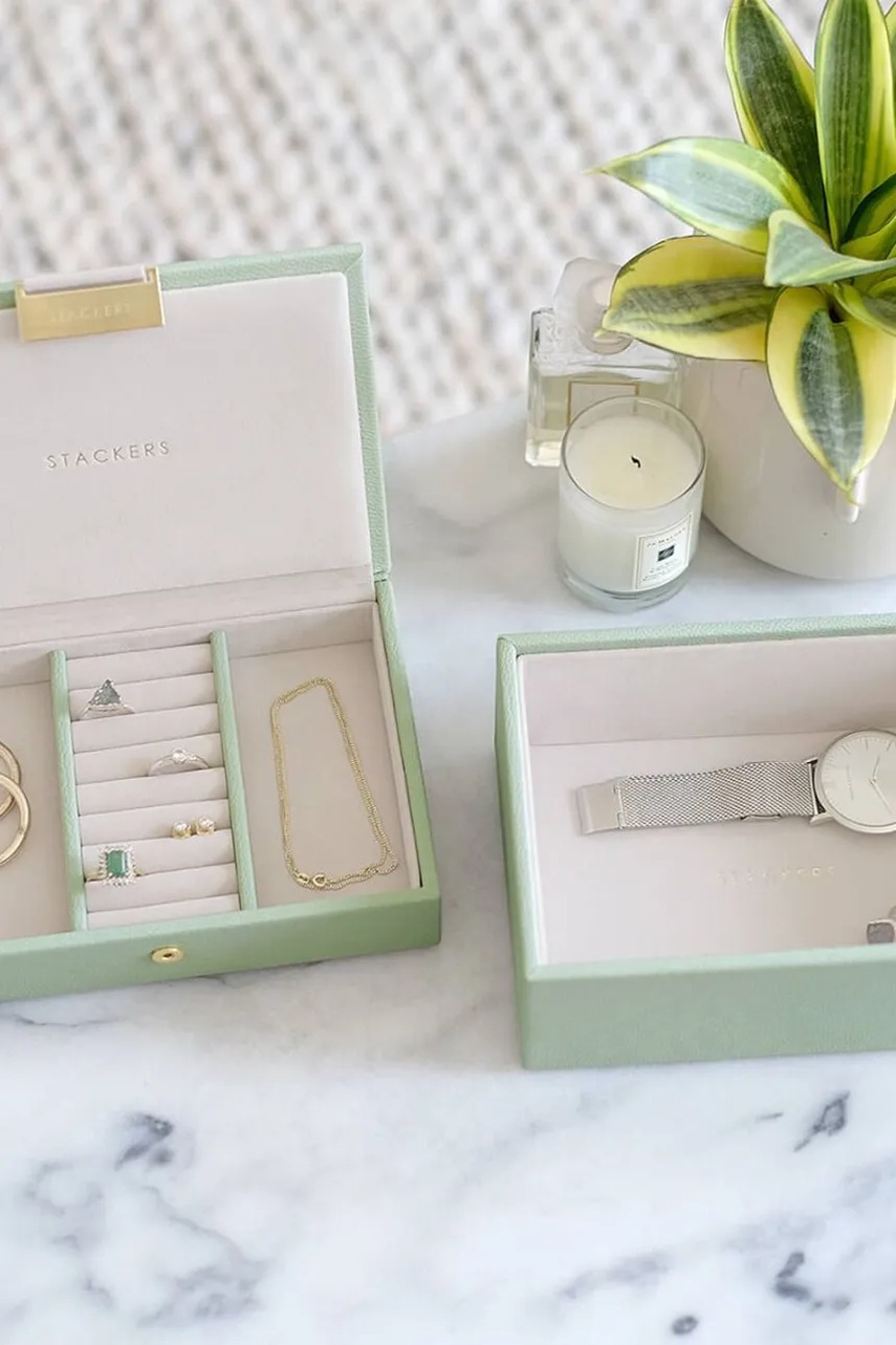 Μπιζουτιέρα Stackers χρώμα: ροζ, 0 φωτογραφία