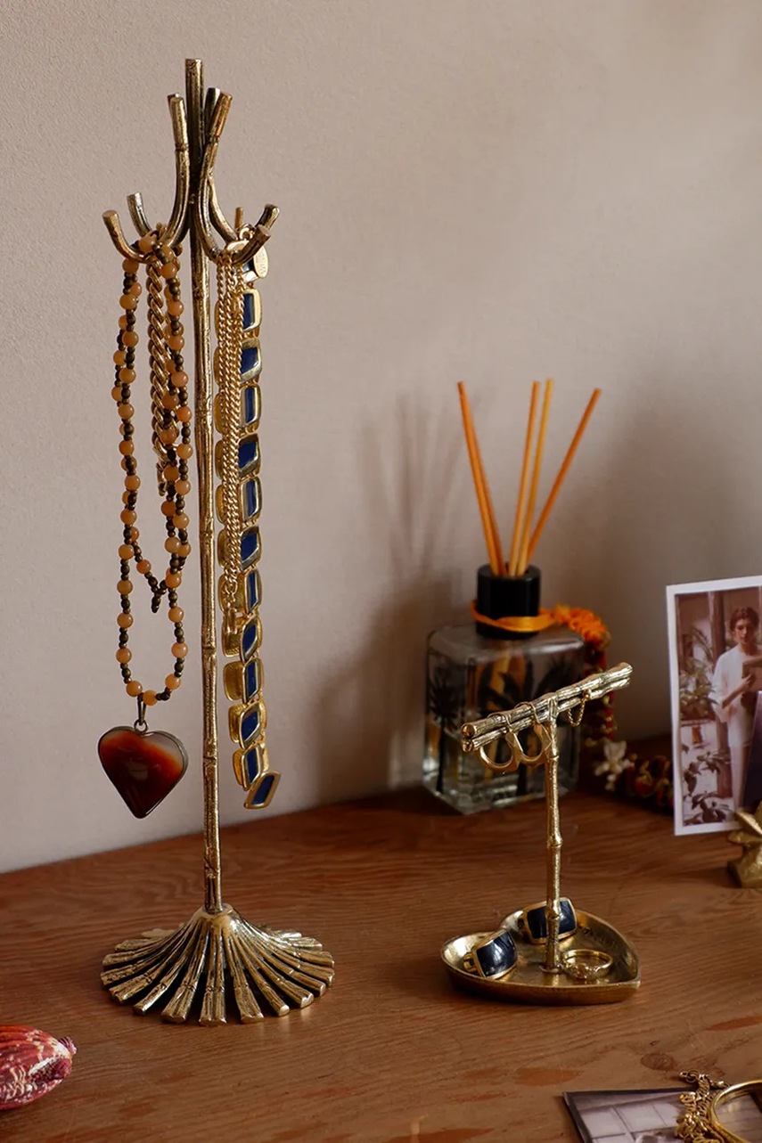 Θήκη για κοσμήματα Doing Goods Julia χρώμα: κίτρινο φωτογραφία