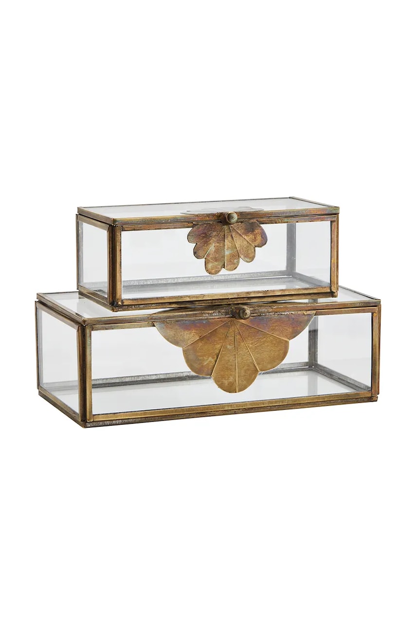 Madam Stoltz cutie de depozitare culoarea transparent