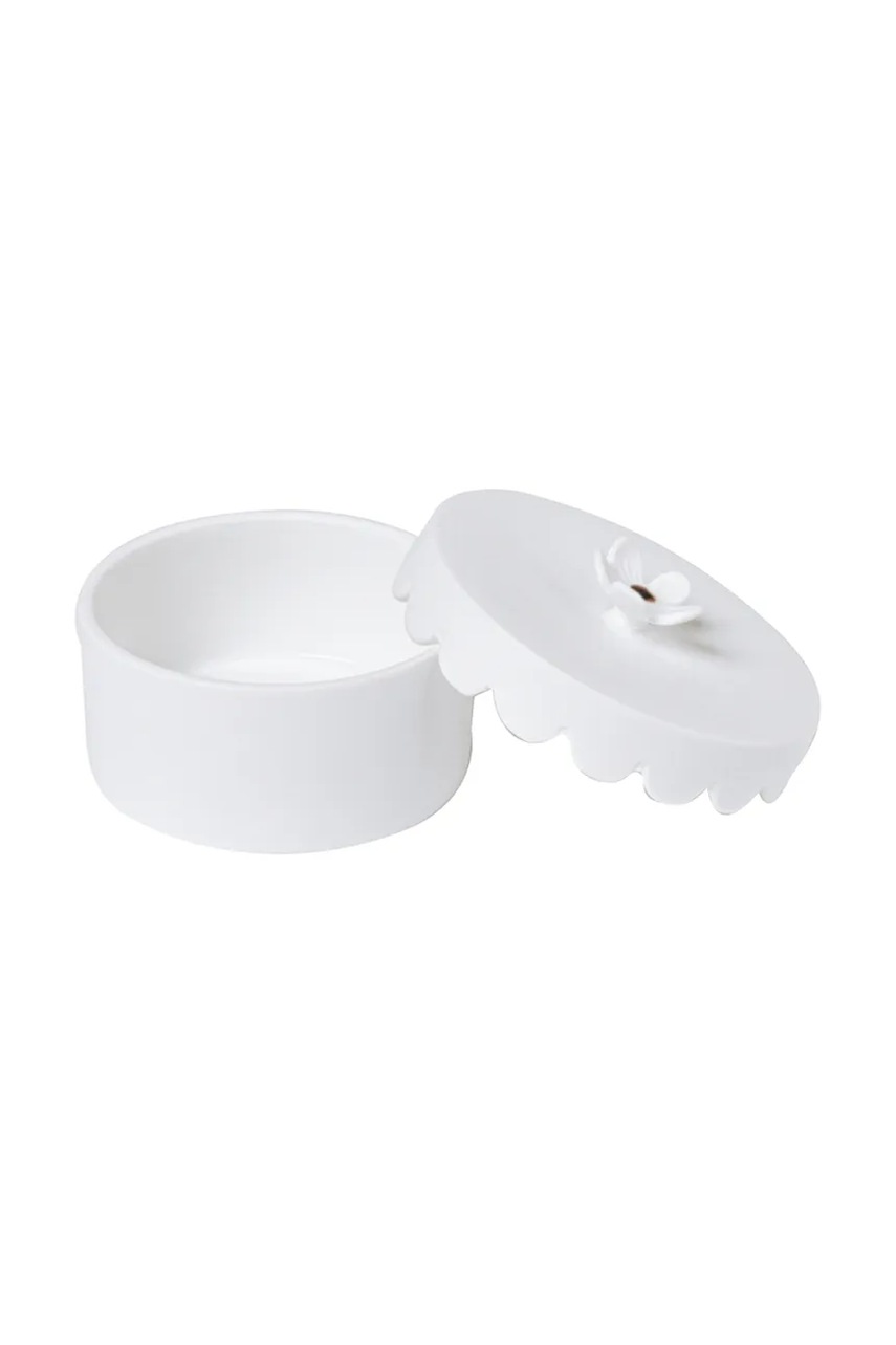 Κουτί κοσμημάτων Raeder 6,5 x 6,5 cm χρώμα: άσπρο φωτογραφία