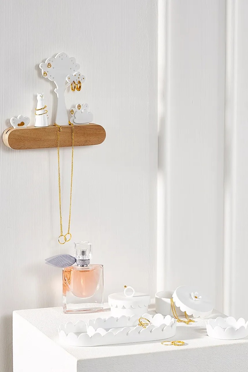 Κουτί κοσμημάτων Raeder 6,5 x 6,5 cm χρώμα: άσπρο φωτογραφία