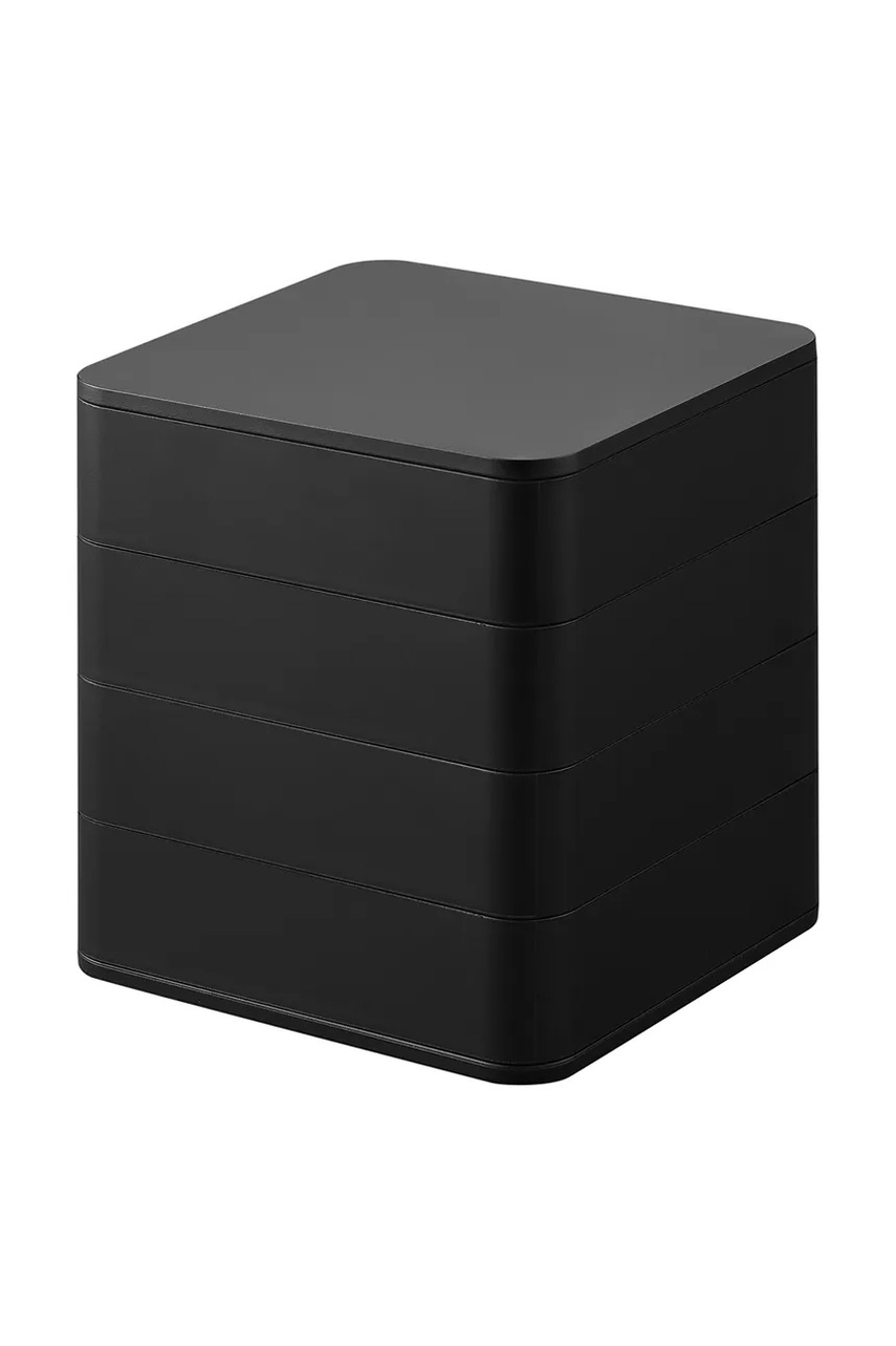 Yamazaki organizator de bijuterii Tower 9 x 9 x 10 cm culoarea negru
