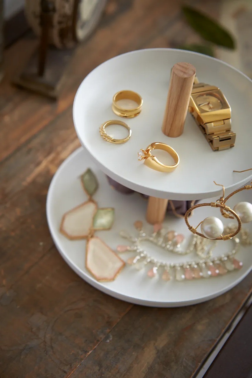 Θήκη για κοσμήματα Yamazaki Tosca 16 x 16 x 15 cm φωτογραφία