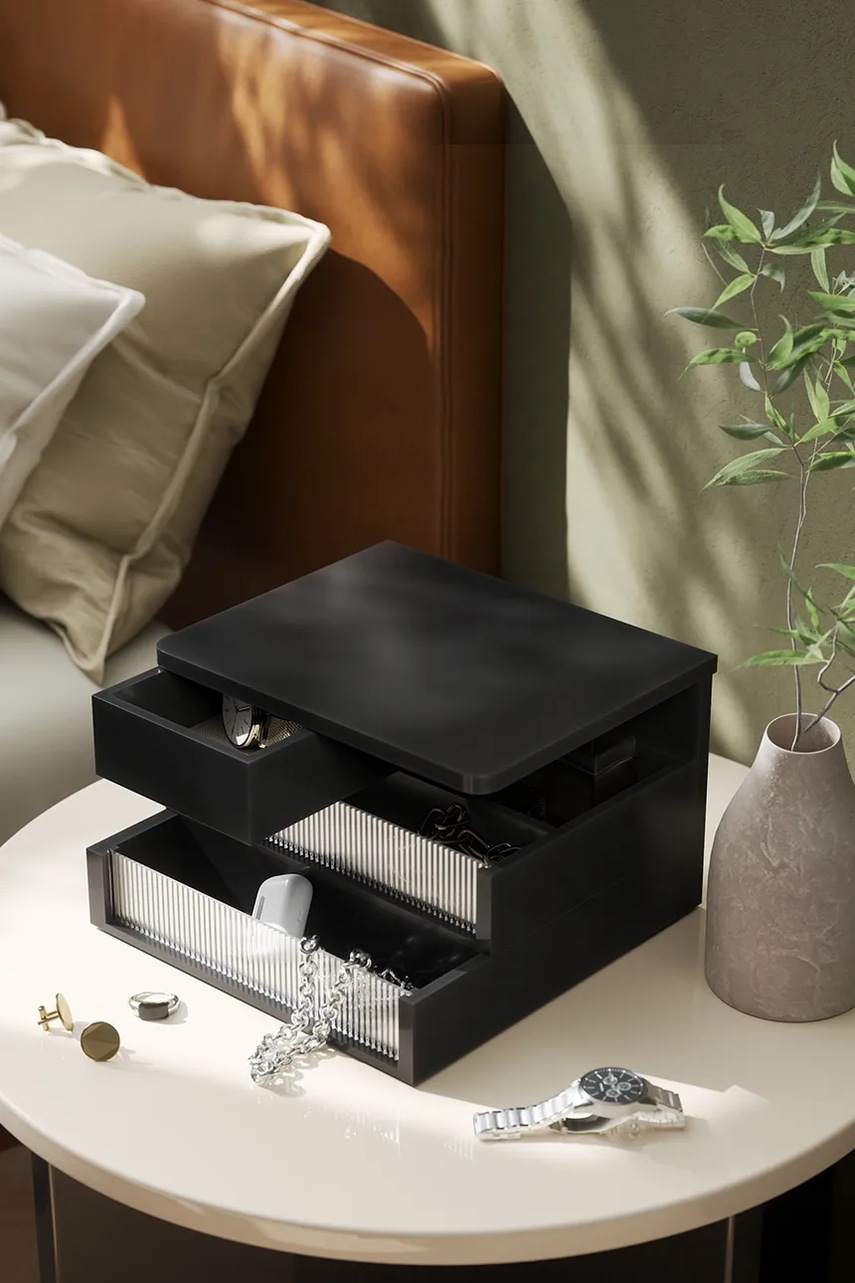 Κοσμηματοθήκη αποθήκευσης Umbra 24 x 24 x 15 εκ. φωτογραφία