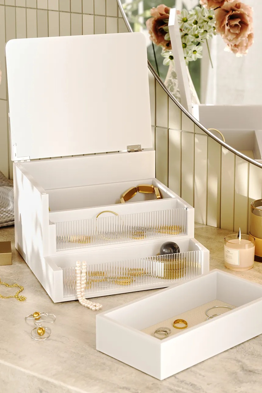 Umbra κουτί κοσμημάτων για αποθήκευση 24 x 24 x 15 cm φωτογραφία