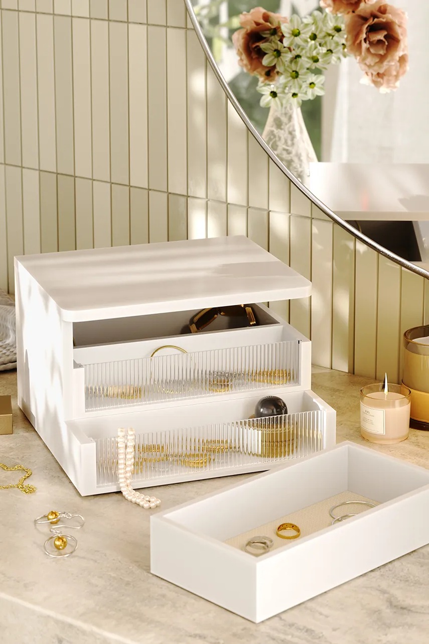 Umbra κουτί κοσμημάτων για αποθήκευση 24 x 24 x 15 cm φωτογραφία