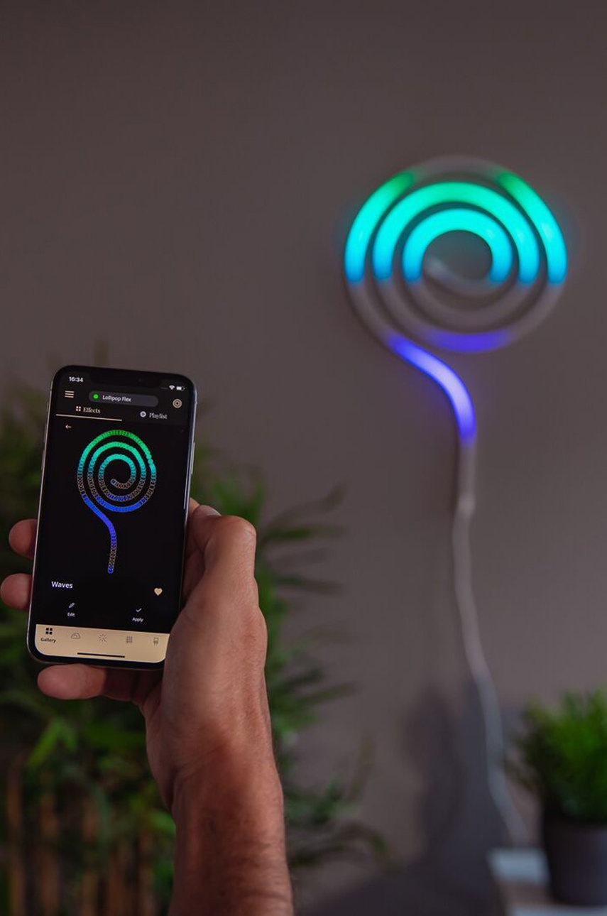 Twinkly εύκαμπτη λωρίδα LED 192 LED RGB 2m - Starter Kit φωτογραφία