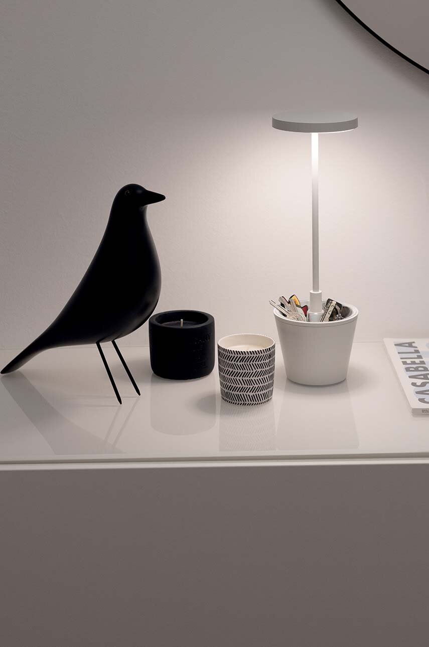 Ασύρματο επιτραπέζιο φωτιστικό led Zafferano Poldina Reverso φωτογραφία