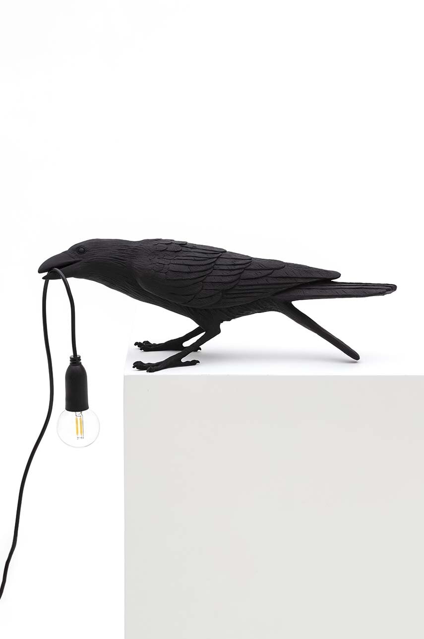 E-shop Stolní lampa Seletti Bird Lamp Black Playing