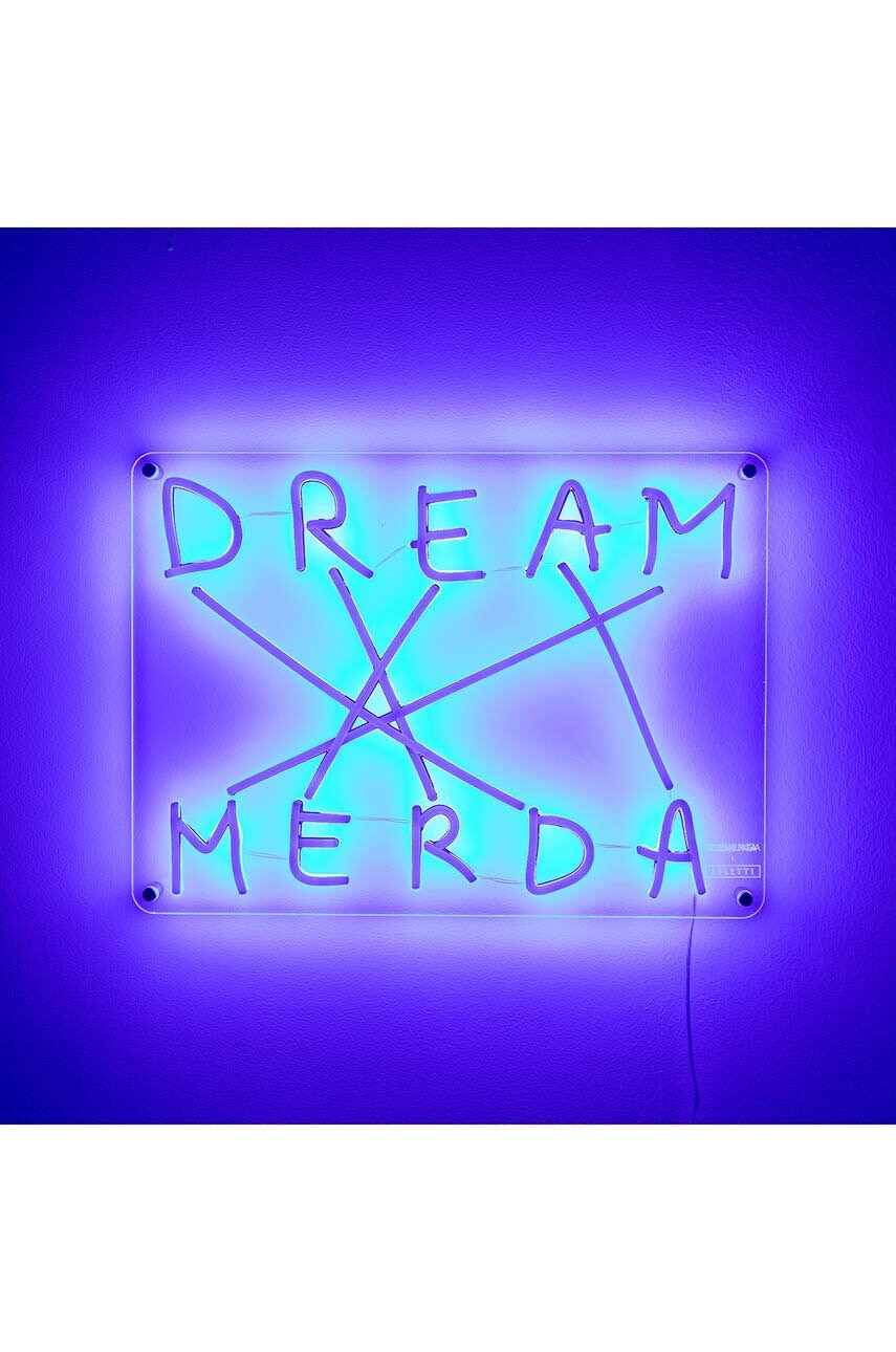 LED dekorace na zeď Seletti Dream Merda