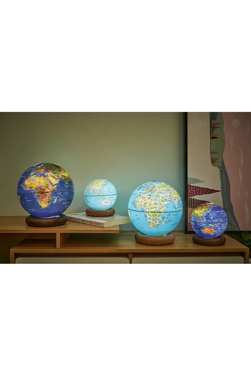 Διακόσμηση led Gingko Design Atlas Globe Mini χρώμα: άσπρο φωτογραφία