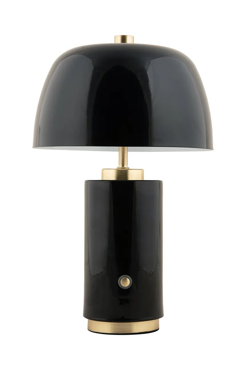 Leitmotiv lampă de masă led fără fir Freya culoarea negru