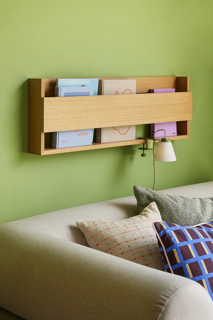 Φωτιστικό τοίχου με επιτραπέζιο εξάρτημα Hübsch Lure χρώμα: πράσινο φωτογραφία