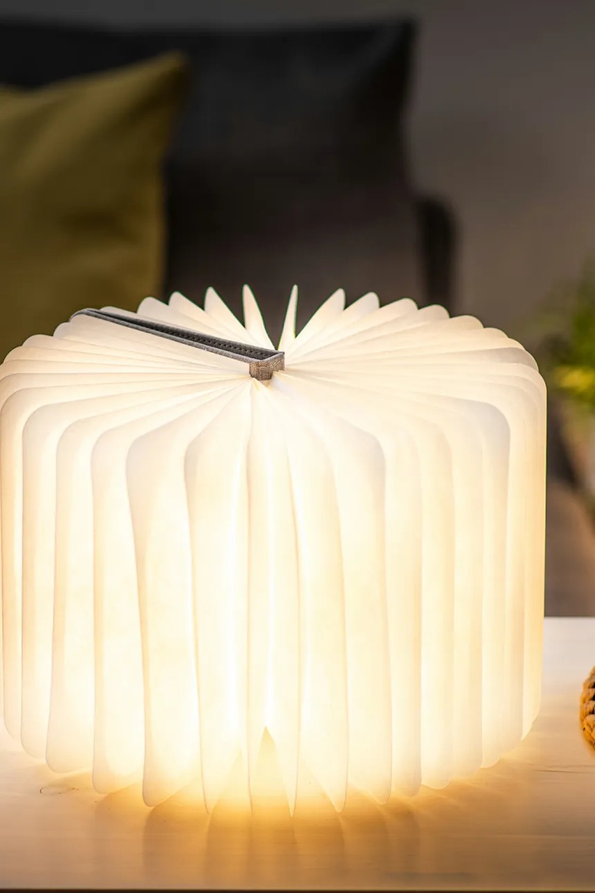 Ασύρματο φωτιστικό led Gingko Design Large Smart Book Light χρώμα: γκρι φωτογραφία