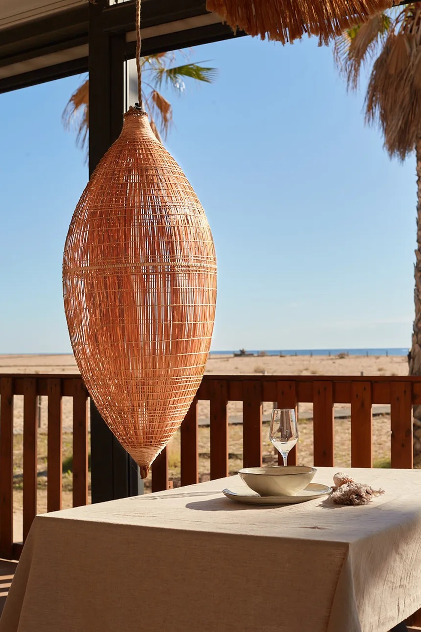 Αμπαζούρ Calma House Batica 120 x 48 cm χρώμα: μπεζ φωτογραφία