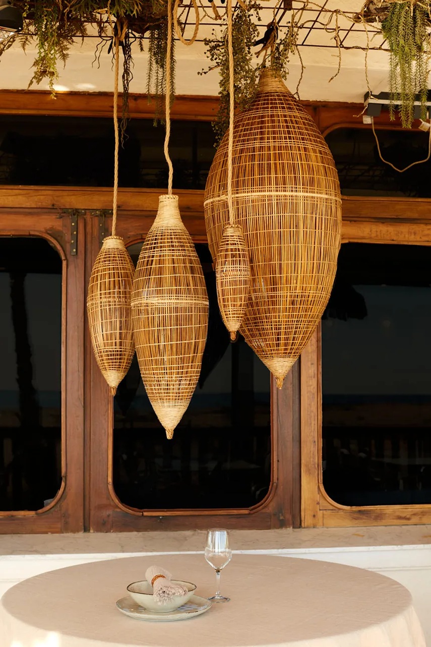 Αμπαζούρ Calma House Batica 120 x 48 cm χρώμα: μπεζ φωτογραφία