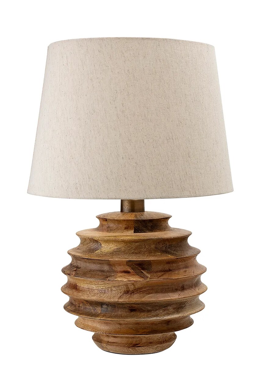 Levně Stolní lampa Bloomingville Svale hnědá barva