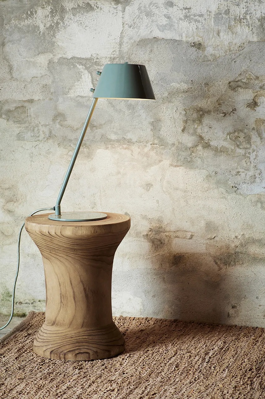 Настольная лампа Madam Stoltz цвет бирюзовый