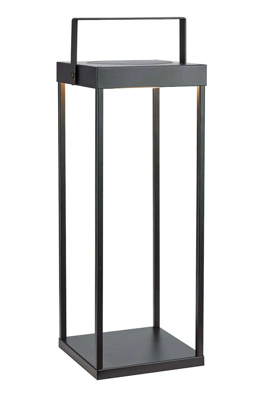Markslöjd lanternă solară led Pure 53 cm culoarea negru