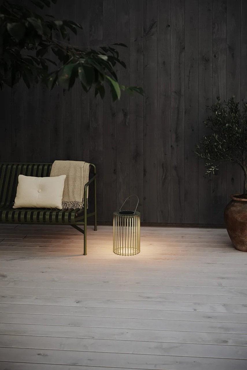 Led ηλιακό φανάρι Markslöjd Cavia 52 cm χρώμα: πράσινο φωτογραφία