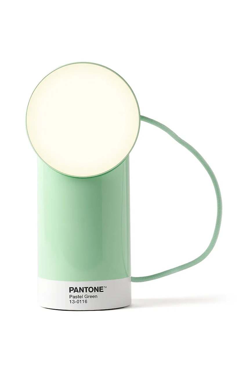 Lexon lampă led portabilă Orbe x Pantone culoarea turcoaz