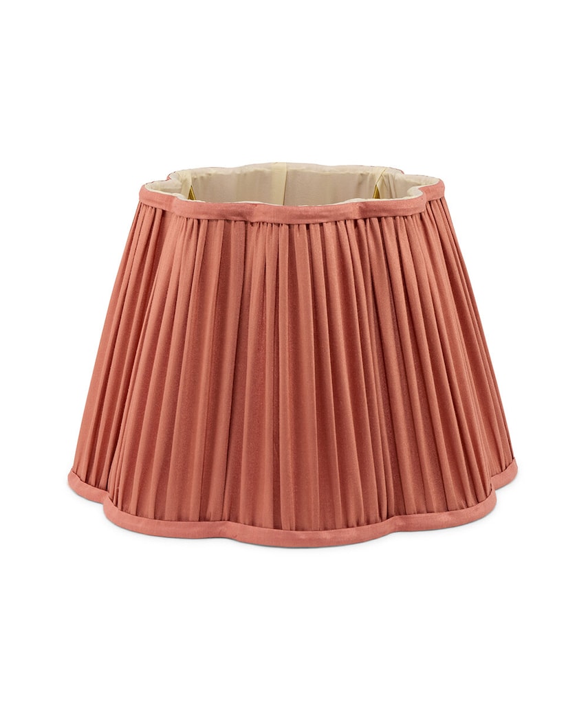 Doing Goods abajur Diya Scalloped L culoarea roz